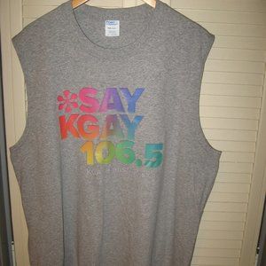 KGAY Palm Springs Radio 2023 Gay Pride Muscle Shirt XL